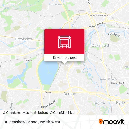 Audenshaw School map