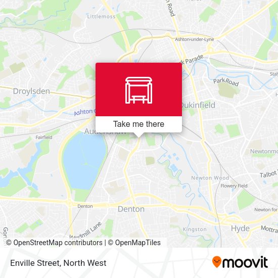 Enville Street map