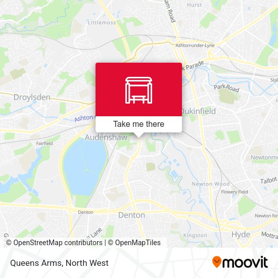 Queens Arms map