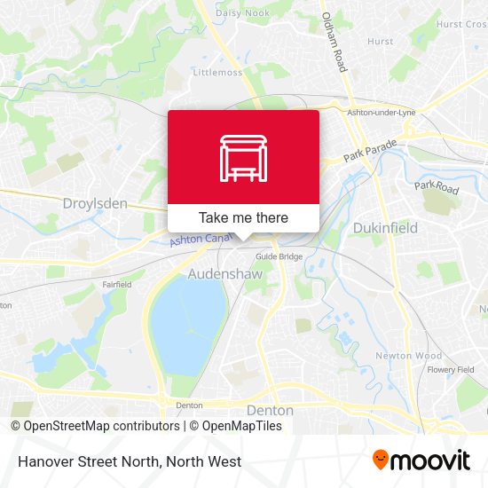 Hanover Street North map