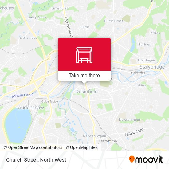Church Street map