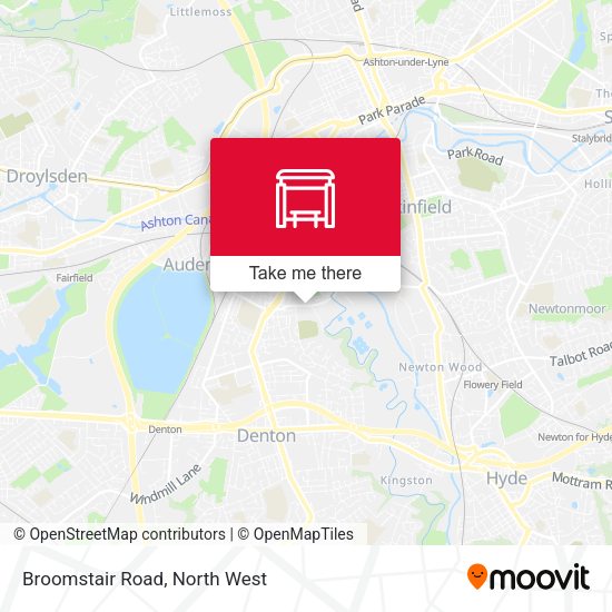 Broomstair Road map