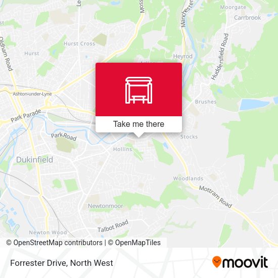 Forrester Drive map