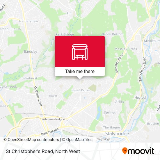 St Christopher's Road map