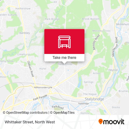 Whittaker Street map