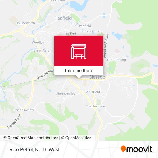 Tesco Petrol map