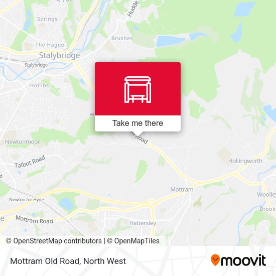 Mottram Old Road map