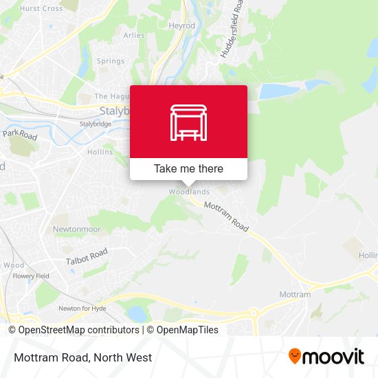 Mottram Road map
