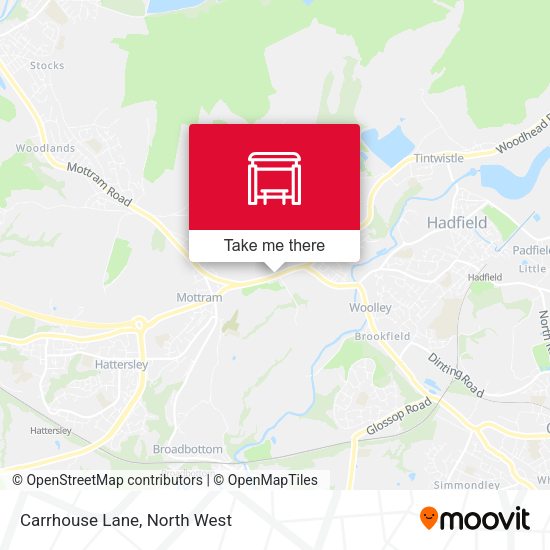 Carrhouse Lane map