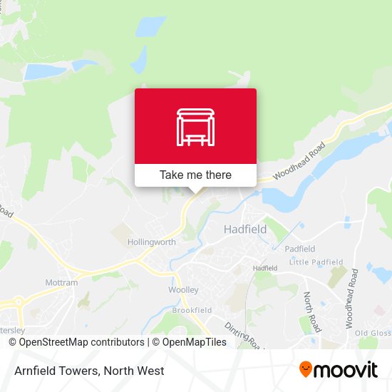 Arnfield Towers map