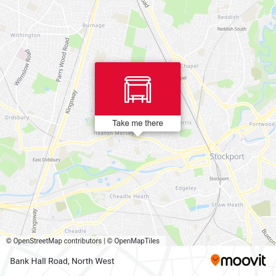 Bank Hall Road map