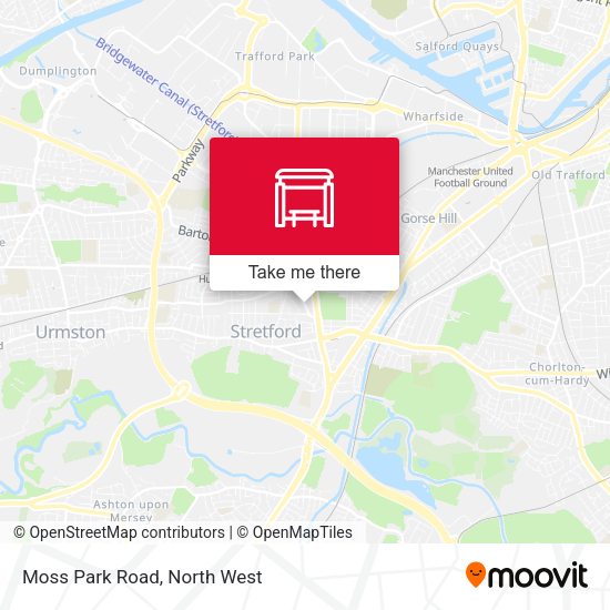 Moss Park Road map