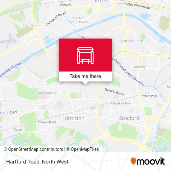 Hartford Road map