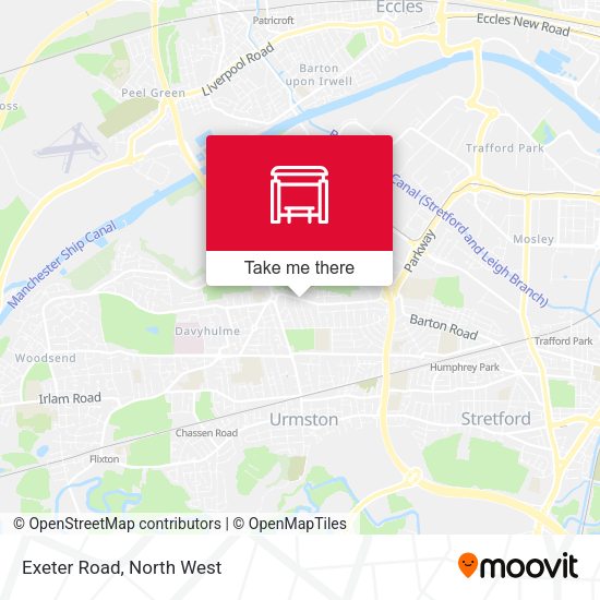 Exeter Road map