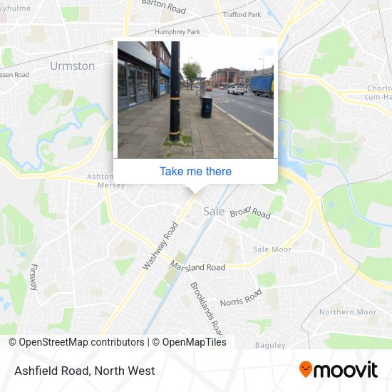 Ashfield Road map
