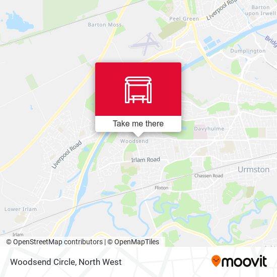 Woodsend Circle map