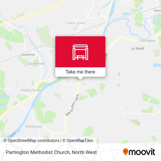 Partington Methodist Church map