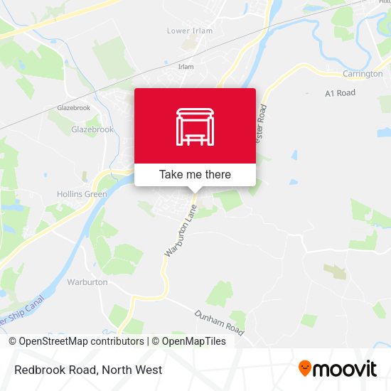 Redbrook Road map