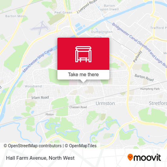 Hall Farm Avenue map