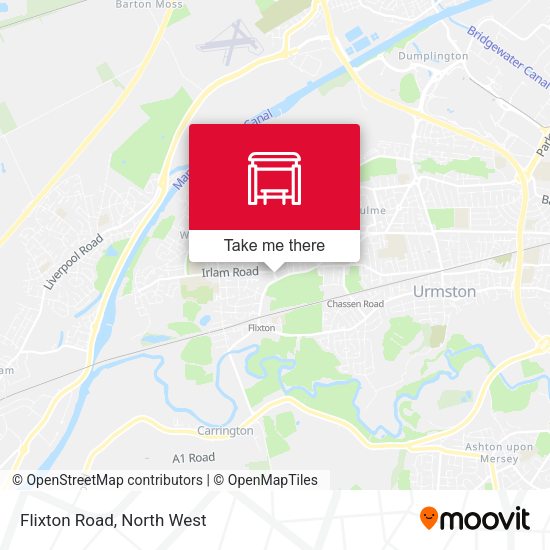 Flixton Road map