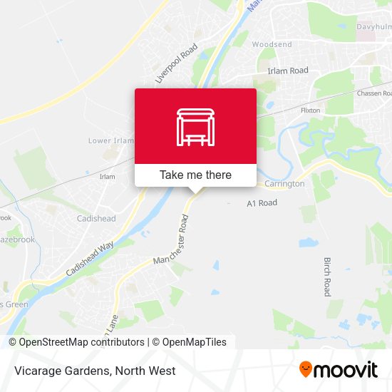 Vicarage Gardens map