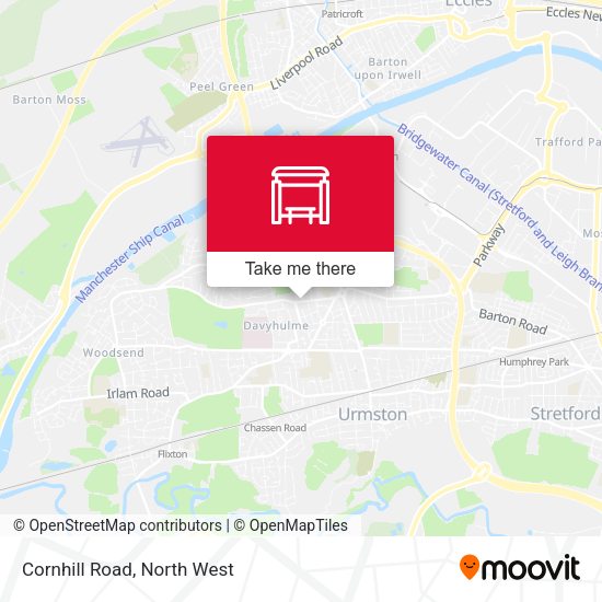 Cornhill Road map