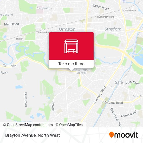 Brayton Avenue map