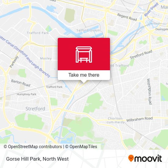 Gorse Hill Park map