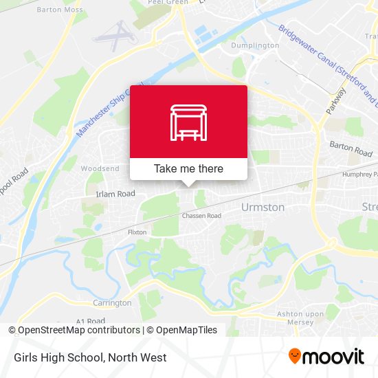 Girls High School map