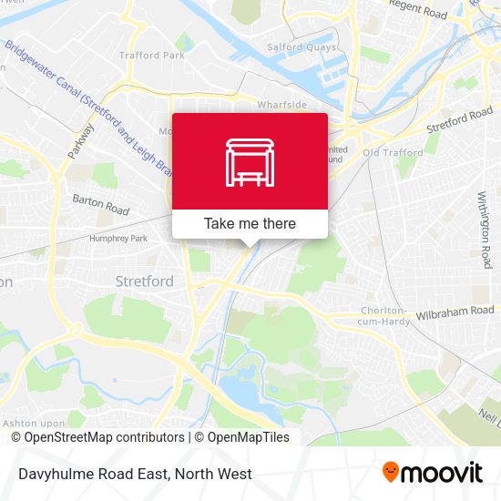 Davyhulme Road East map