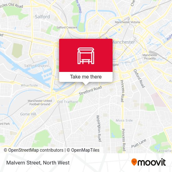 Malvern Street map