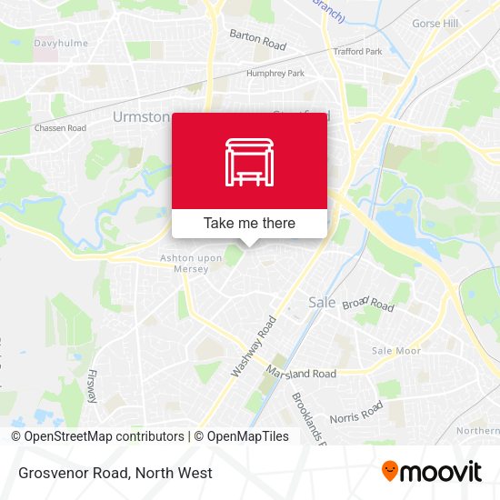 Grosvenor Road map