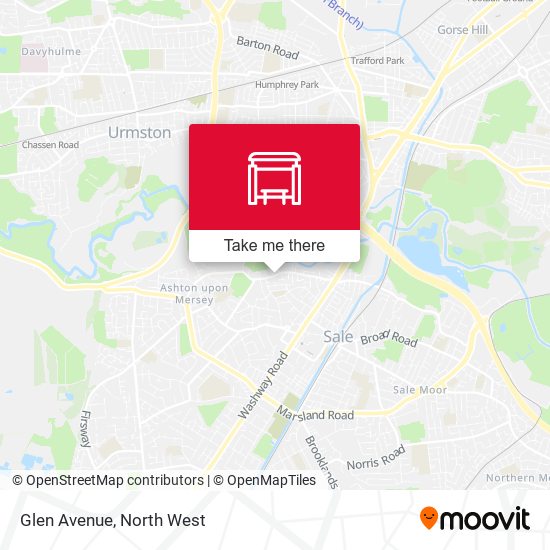 Glen Avenue map