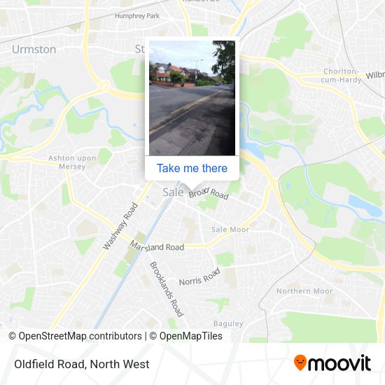 Oldfield Road map