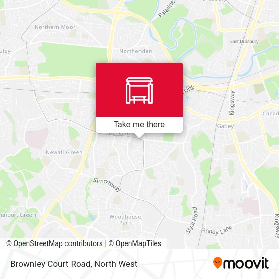 Brownley Court Road map