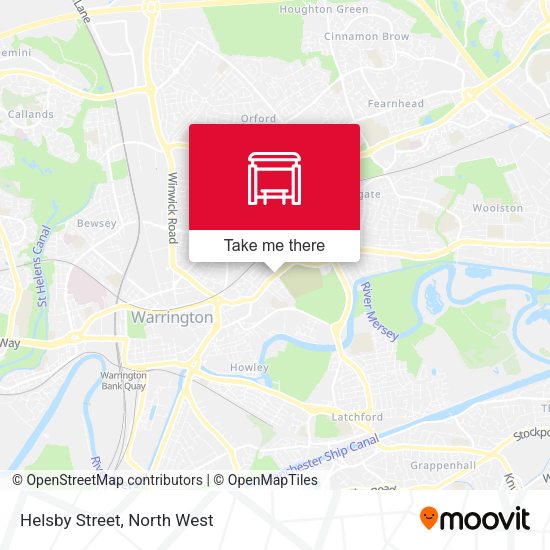 Helsby Street map