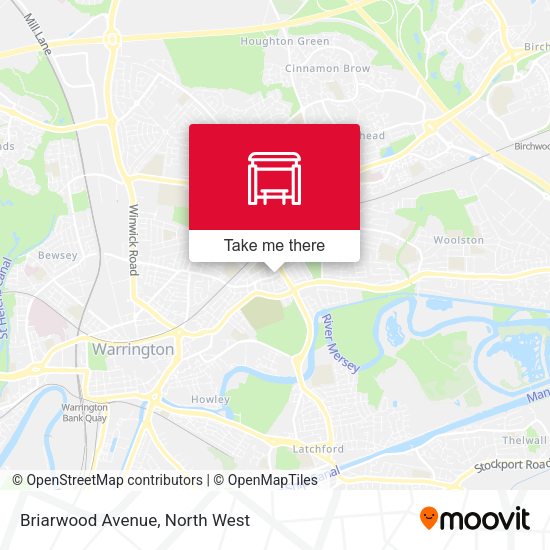Briarwood Avenue map