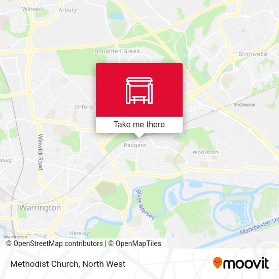 Methodist Church map