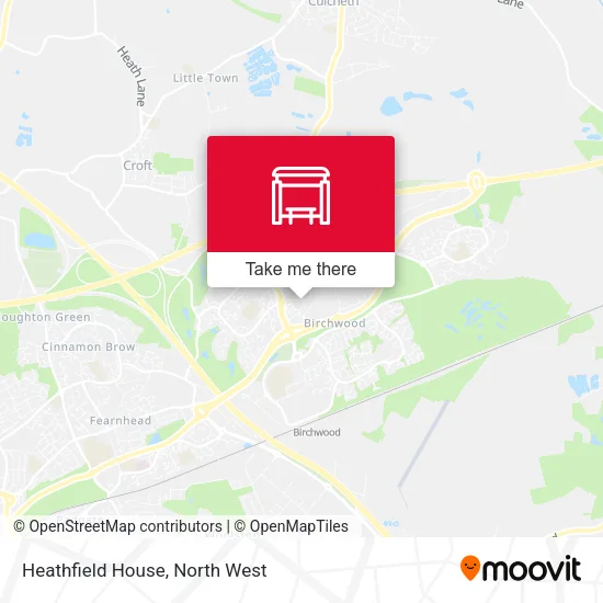 Heathfield House map