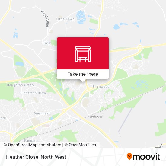 Heather Close map