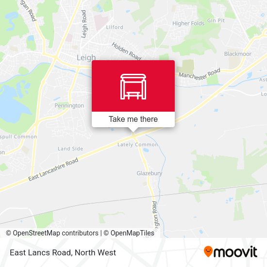 East Lancs Road map