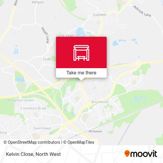 Kelvin Close map