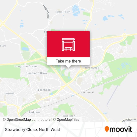 Strawberry Close map