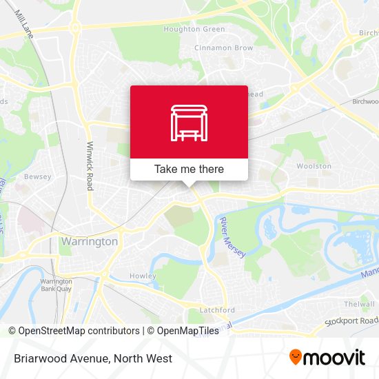 Briarwood Avenue map