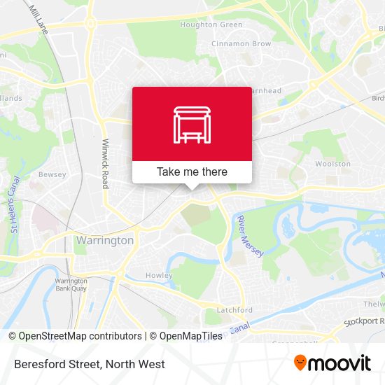 Beresford Street map