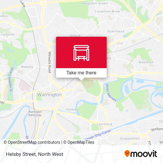 Helsby Street map