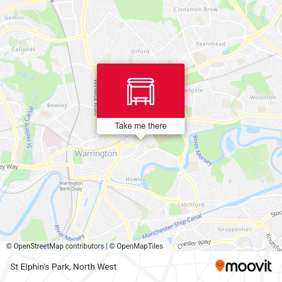 St Elphin's Park map
