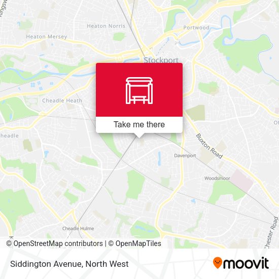 Siddington Avenue map