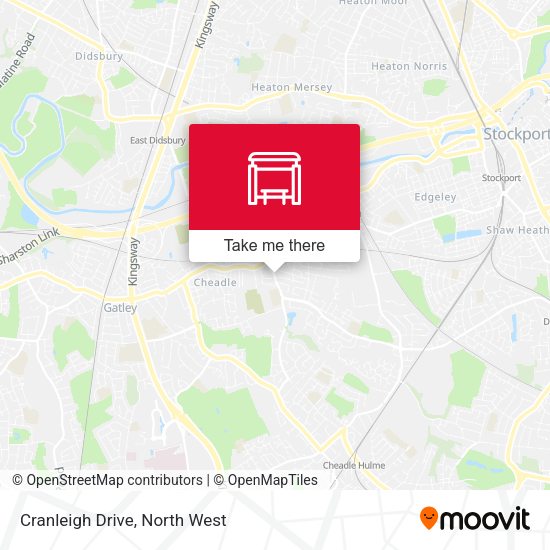 Cranleigh Drive map