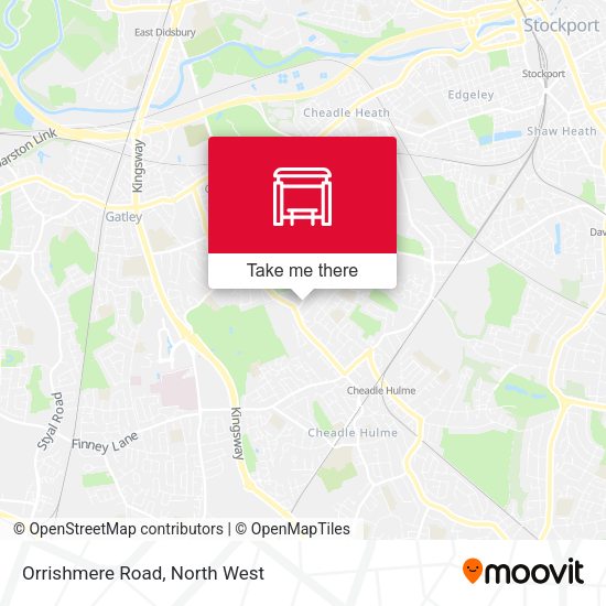 Orrishmere Road map